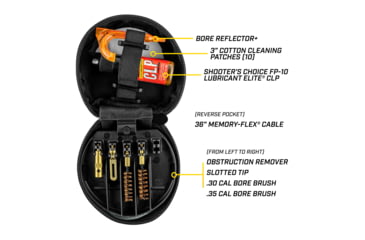 Image of Otis Technology .308/.338 Caliber Rifle Cleaning Kit, Black