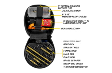 Image of Otis Technology Deluxe Law Enforcement Cleaning System, Black, Small