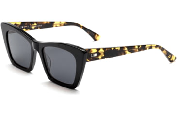 Image of OTIS VIXEN Sunglasses - Womens, Black Dark Tort/Grey Polar, 53-19-145, 131-2002P-IC