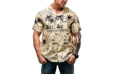 Image of Otte Gear Field Manual Camp Shirt, ALOHA-FM24-Navy-M