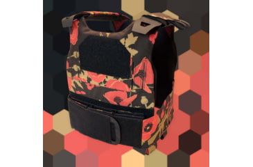 Image of OpticsPlanet Exclusive OTTE Gear LVZ/OVT Plate Carrier, One Size, Poppies of War Black, TV1-POW-OS