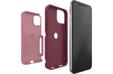 Image of OtterBox Apple Commuter Iphone 11 Pro max, Rosemarine Pink/Red Plum, 77-62589