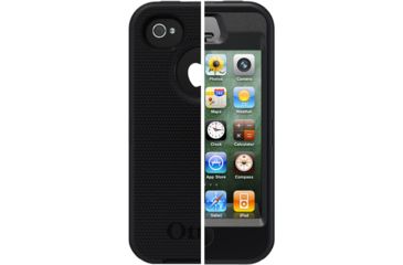 Image of OtterBox iPhone 4S Defender Series, Black, iPhone 44S 7718581