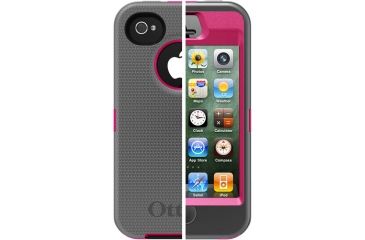 Image of OtterBox iPhone 4S Defender Series, Pink/Grey, iPhone 44S 7718748