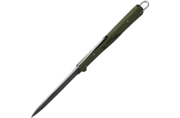Image of OTTER-Messer Large Mercator Carbon Folding Knife, 4.38in Closed, 3.38in Satin Carbon Steel Spear Point Blade, Olive Stainless Steel Handle, 10-426 K OL