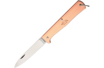 Image of OTTER-Messer Small Mercator Copper Carbon Folding Knife,3in,Carbon Steel,Standard Edge,Satin OTT10601