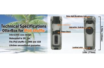 Image of Specifications Otterbox for iPod Shuffle