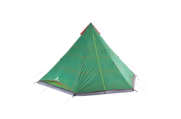 Image of Outbound 6-Person 2-Season Backyard Festival Tent w/ Carry Bag and Rainfly, Green, CTI3996508