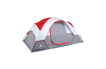Image of Outbound 6-Person 3-Season Lightweight Dome Tent w/Carry Bag and Rainfly, Red, CTI0765451