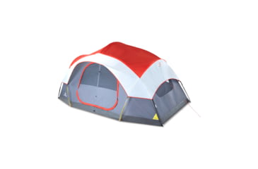 Image of Outbound 8-Person 3-Season 2-Room Lightweight Dome Tent w/ Carry Bag and Rainfly, Red, CTI0765454