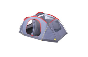 Image of Outbound 8-Person 3-Season 2-Room Lightweight Dome Tent w/ Carry Bag and Rainfly, Red, CTI0765454