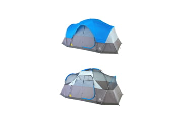 Image of Outbound 8-Person 3-Season Lightweight Dome Tent w/Carry Bag and Rainfly, Blue, CTI0765455