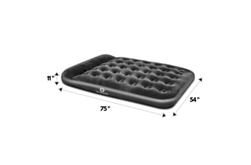 Image of Outbound Double Air Mattress w/ Built-In Foot Pump and Pillow, CTI0765561
