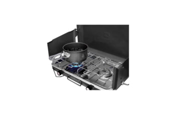 Image of Outbound Portable Propane Gas Camping Stove w/2 Burners, Black, CTI07658131