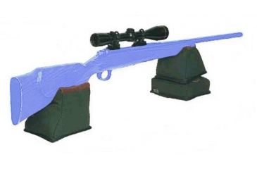 Image of Outdoor Connection 3 Piece Canvas/Leather Bench Rest Bags 28030, EDEMO1