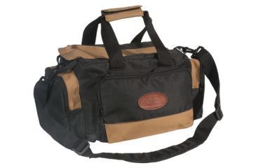 Image of Outdoor Connection Deluxe Range Bag Multiple Pockets Water Resistant Tan and Black BGRNG1-28110