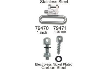 Image of Outdoor Connection Talon Swivel Set, Stainless Steel/electroless nickel, 1.25 in. TAL-79471