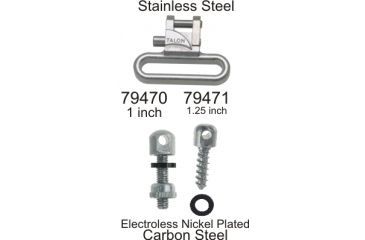 Image of Outdoor Connection Talon Swivel Set, Stainless Steel/electroless nickel, 1 in. TAL-79470