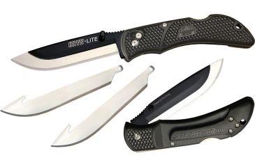 Image of Outdoor Edge Cutlery 3.0 ONYX-LITE Black, 3-Blades Box, Black, OX-30