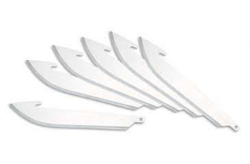 Image of Outdoor Edge Cutlery 3.0 Replacement Blade Pack, 6 Pieces, Blister, 3.5 in, Steel, Silver, RR30-6
