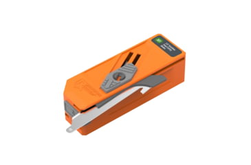 Image of Outdoor Edge Cutlery 3in Stainless Steel Utility Blade Dispenser, 12 Blades, Orange, Clam Pack, RRU30D-12C