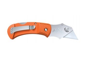 Image of Outdoor Edge Cutlery B.O.A. Box Opening Assistant, 420J2 Stainless Steel 1in Blade, Glass/Nylon Polymer Handle, Orange BOB-10C