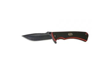 Image of Outdoor Edge Cutlery Divide Folding Knife,3in Plain Edge 8Cr13MoV Stainless Blade,Medium,Black/Red G-10 and 420 Stainless Handle DV-30