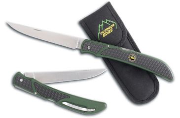 Image of Outdoor Edge Cutlery Fish &amp; Bone Knife, Green, One size FB-1