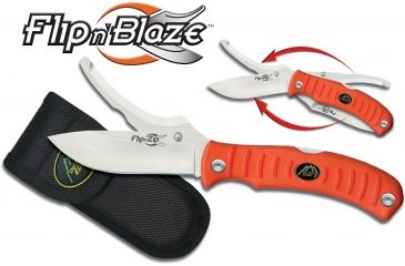 Image of Outdoor Edge Cutlery Flip N' Blaze Knife, Orange, One size FZB-20