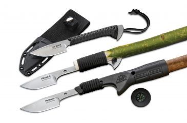 Image of Outdoor Edge Cutlery Harpoon Fixed Blade Knife, Silver/Black, HAR-1C