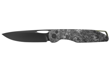 Image of Outdoor Edge Cutlery Kaytan Folding Knife, 3.3in, 8Cr13MoV Stainless Steel, Drop Point Blade, Carbon Fiber Handle, KN1C