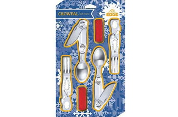Image of Outdoor Edge Cutlery 2-Pack ChowPal Eeating Multi-Tools, Stainless Steel, Polymer Handle, P23CPL2C