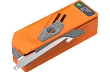 Image of Outdoor Edge Cutlery 3in Drop Point Blade Dispenser w/ 12 Blades, Orange, RR30D12C
