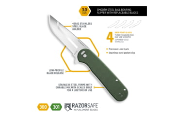 Image of Outdoor Edge Cutlery Razor VX3in Folding Knife