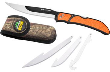 Image of Outdoor Edge Cutlery Outdoor Edge Razor Bone, 6-Blade Combo Set, Orange, Blister Pack, RBB20C