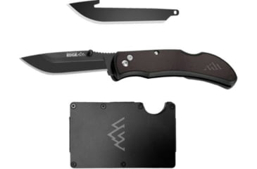 Image of Outdoor Edge Cutlery Outdoor Edge Razor Carry W/ Wallet &amp; 2 Blades Folding Knife, 3 in Blade, Stainless Steel, P24RX30WL2C