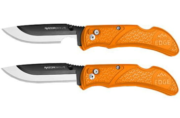 Image of Outdoor Edge Cutlery Outdoor Edge Razor Onyx 2-pack W/ 2 Blades Folding Knife, 3 in Blade, Stainless Steel, P242OXB302C