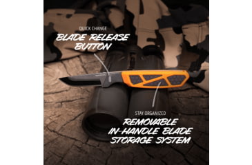 Image of Outdoor Edge Cutlery RAZOR APX Folding Knife, 2.5in, Japanese 420J2 Stainless Steel, Drop Point Blade, Aluminum, Anodized Orange, APX255C