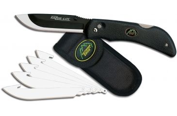 Image of Outdoor Edge Cutlery Razor-Lite, Black-6 Blades w/ Black Nylon Sheath, One size RL-10