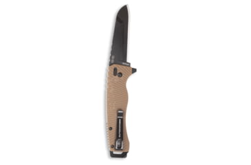 Image of Outdoor Edge Cutlery RAZOR XD1 Folding Knife, 3in, Japanese 420J2 Stainless Steel, Sheepsfoot/Utility Blade, Glass-Filled Nylon, Heavy Duty Tan Handle, XD130AC