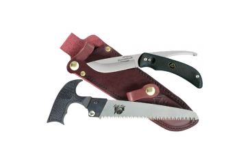 Image of Outdoor Edge Cutlery SwingBlade-Pak Knife, Black, Clam Pack, 6in. Diamond-Cut Blade 102003