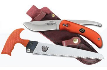 Image of Outdoor Edge Cutlery SwingBlaze-Pak Knife/Saw Combo, Orange, Clampack 102011