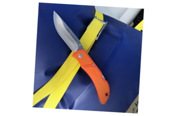 Image of Outdoor Edge Cutlery Trailblaze Folding Blade Knife, 2.5in, Orange Handle, TB-25C