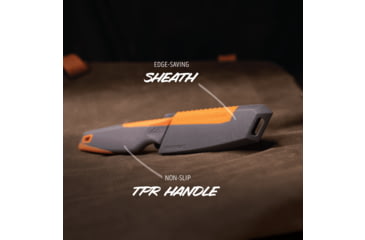 Image of Outdoor Edge Cutlery Vantex Folding Knife, 4in, 7CR17MOV Stainless Steel, Drop Point Blade, Glass-Filled Nylon Handle, VNTXDPC