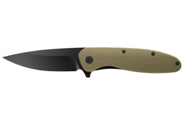 Image of Outdoor Edge Cutlery Viddux Folding Knife, 3.15in, 4Cr14, Drop Point Blade, Glass-Filled Nylon, Green Handle, VD1C