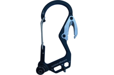 Image of Outdoor Element Fire Escape Carabiner Black