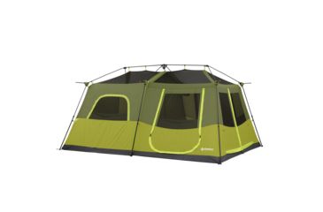 Image of Outdoor Products 10 Person Instant Cabin Tent w/ Extended Eave, Green/Olive Green, 50030