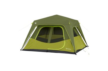 Image of Outdoor Products 6 Person Instant Cabin Tent w/ Extended Eave, Green/Olive Green, 50027