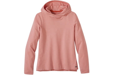 Image of Outdoor Research ActiveIce Spectrum Sun Hoodie - Womens, Guava Heather, Extra Small, 2876612116005