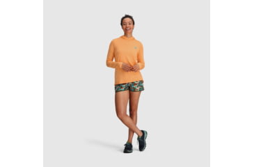 Image of Outdoor Research ActiveIce Spectrum Sun Hoodie - Womens, Orange Fizz, S, 2876612279006